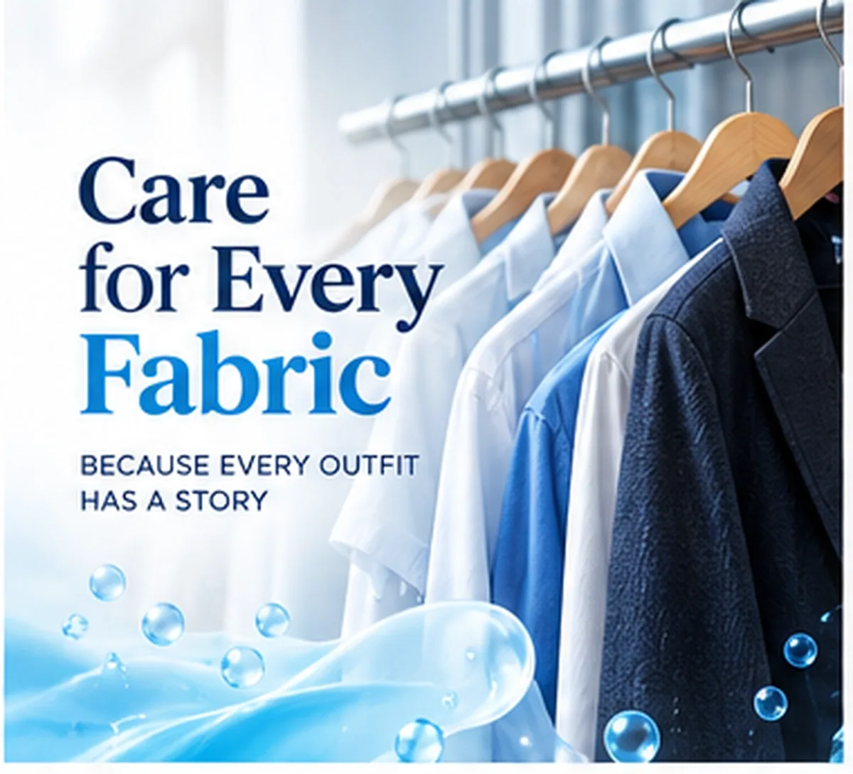 Care for every fabric — because every outfit has a story